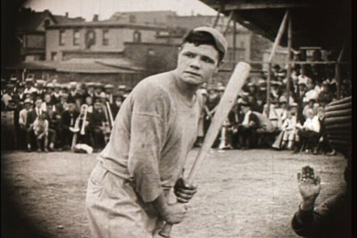 Babe Ruth at bat