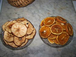 Apple and Orange Garlands