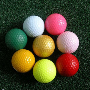Golf Balls Different Colours