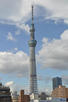 The Tokyo Sky Tree is currently the tallest tower in the world.