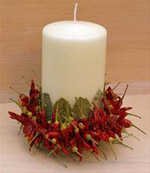 Dried Chilli and Bay Leave Decoration 