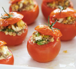 Stuffing Tomatoes