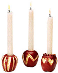 Apple Candle Sticks