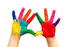 washable finger paint