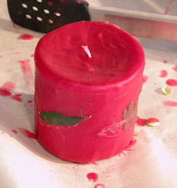 Herbal Pressed Candles