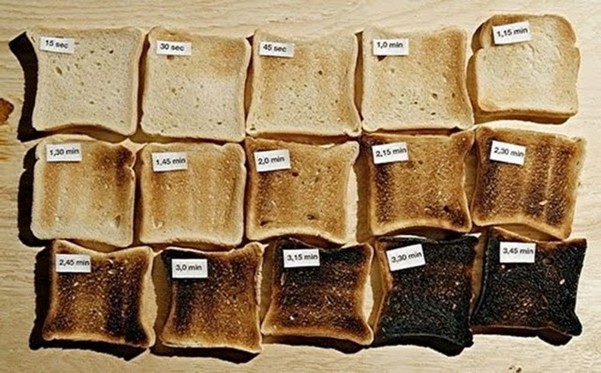 How long does to take to toast bread