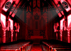 Satan visits the church