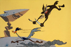 Did Wile E. Coyote ever catch the Road Runner? 