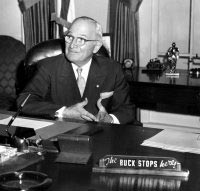The buck stops here