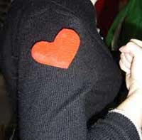 Wearing your heart on your sleeve 